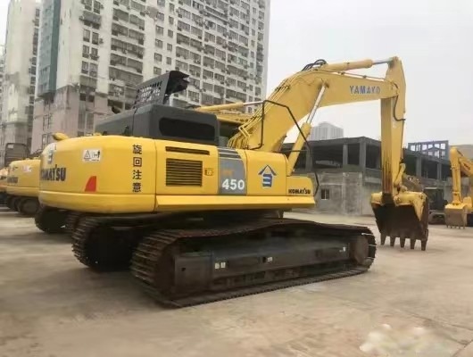 45125Kg PC450 Excavatrice hydraulique utilisée Komatsu 2,1 m3 Excavatrice à roue utilisée à seau