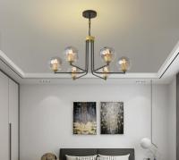 Smoked Glass Pendant Lamps Modern Pendant Light 3000K To 6000K
