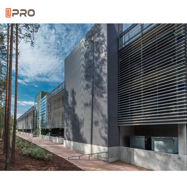 Shade Automatic 38mm outdoor aluminium plantation shutters Horizontal Opening Pattern '