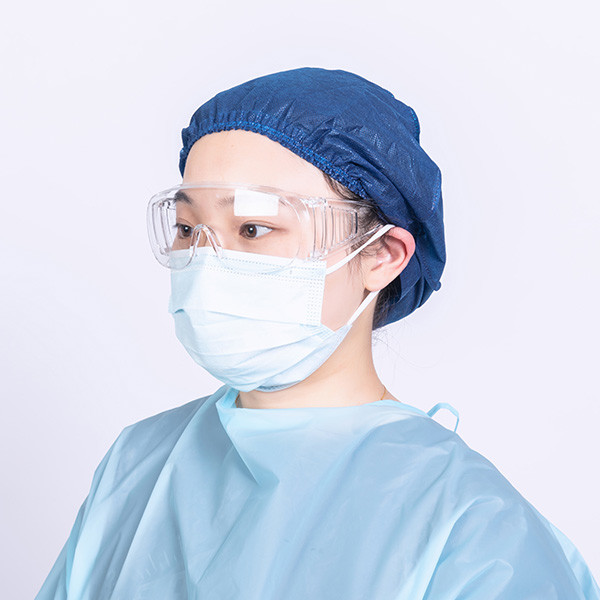 Hospital Medical Isolation CE EN166 Fog Proof Safety Glasses