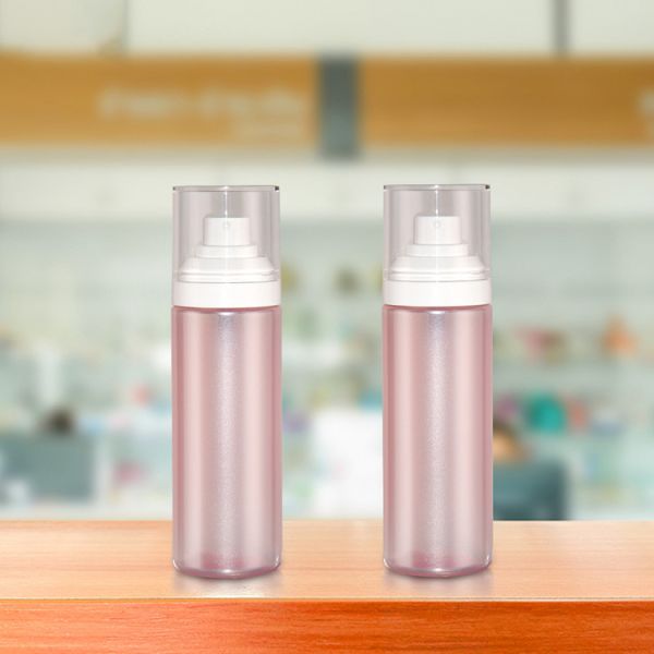 Жемчужинный цвет 100 мл пластиковая бутылка с ПЭТ-спреем с размером шеи 33/410 для путешествий
