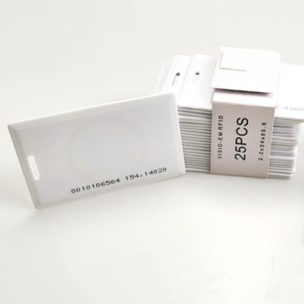 125khz ABS Proximity Clamshell Card With UID Numbers Printing