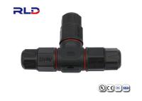 2 connecteur imperméable imperméable du câble électrique T du connecteur d'alimentation IP68 de Pin M16