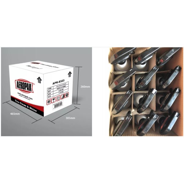 Уборщик колеса и автошины ODM Aeropak OEM светит брызгам для покрышки автомобилей