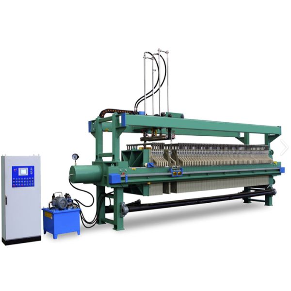 Vacuum Absorbing Automatic Chamber Filter Press 750L Vertical Filter Press