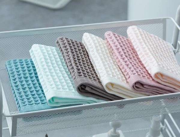 30*34cm Reusable Waffle Weave Kitchen Towels 100% Cotton Dish for Your Cleaning Needs