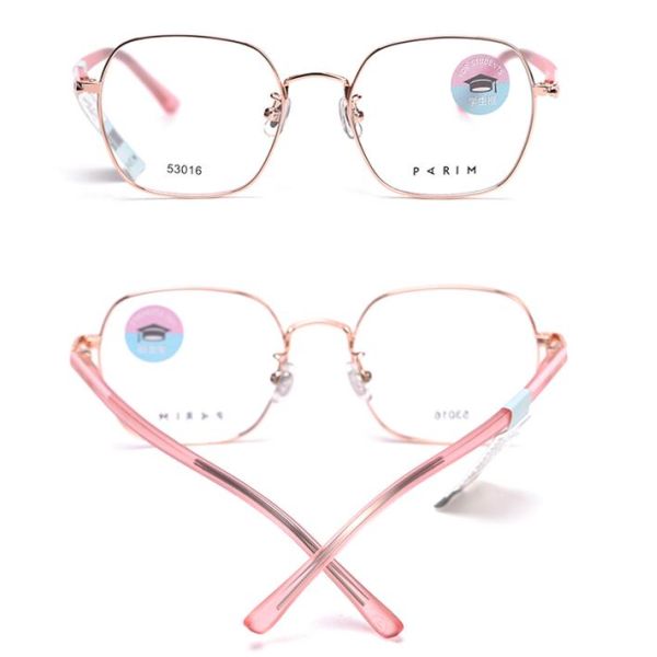 Умственные рамки для детей супер освещают - розовые белые Eyeglasses