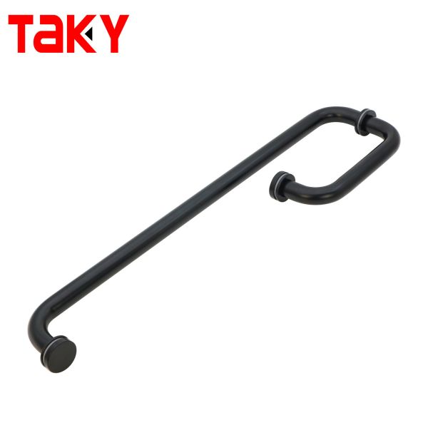 Easy Installation G Type Stainless Steel Hotel Shower Handle Towel Bar Glass Door Pull Handle