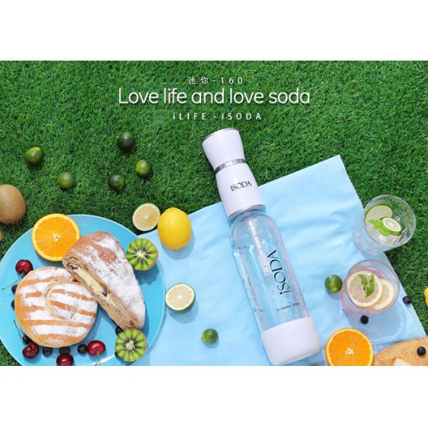 Silver Portable 1000ml Bubble Water Machine Commercial