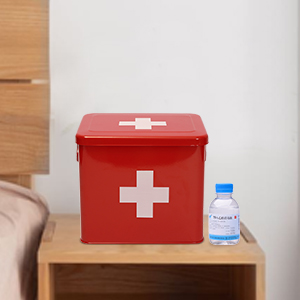 First Aid Kit Storage Containers Medicine Box Organizer, Cabinet, Medicine Supplies Bin, Emergency Tool Set