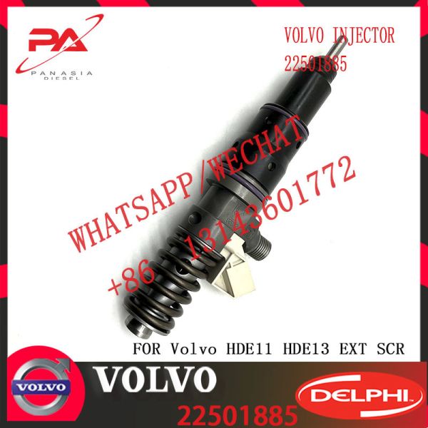 Re-manufactured Common Fuel Injector High Quality Diesel Fuel Injector 22459521 22501885 For V-O-L-V HDE11 HDE13 EXT