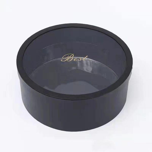 Папка из бумажной трубы на заказ Перерабатываемая круглая цветочная коробка Покрытая бумага