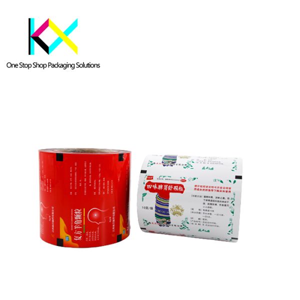OEM Medical Products Packaging Aluminum Foil Roll Stock Custom Printed