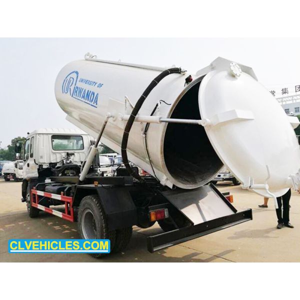 FTR 205hp 10CBM 15CBM ISUZU Sewage Suction Truck