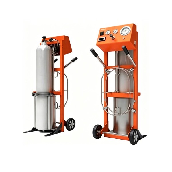 Mobile Hand-pushed SF6 Gas Vacuumizing Filling Inflator | SF6 Gas Evacuation Charging Testing Equipment