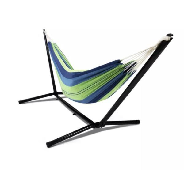 Outdoor Furniture Heavy Duty Stainless Steel Frame Hammock with Metal Steel Hanging
