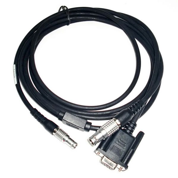 Gev187 Leica Survey Accessories Y Type Cable 6.5ft Serial 9 Pin Rs232