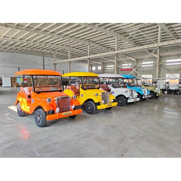 6-8 мест Электрический Винтажный Автомобиль Белый Утилитный Литий Эволюция Сюжетная Автомобиль Фабрика Оптовая цена