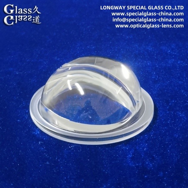 Custom UV Resistant Borosilicate Glass Light Cover For Industrial Lighting