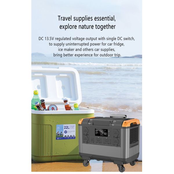 Электростанция с аккумулятором LiFePO4 для кемпинга на открытом воздухе 150 Вт 300 Вт 500 Вт 1000 Вт 2400 Вт 3000 Вт