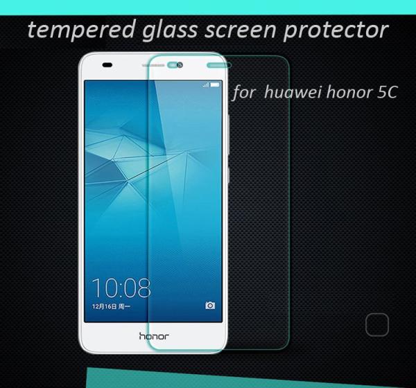huawei honor 5C tempered glass screen protector full coverage Clarity Transparent  Smooth touch Strong hardness 9H 2.5D