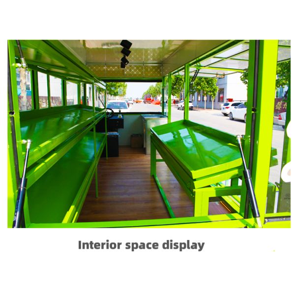 Customized Mobile Food Vending Trailer Multifunctional Fruit and Vegetables Vehicle