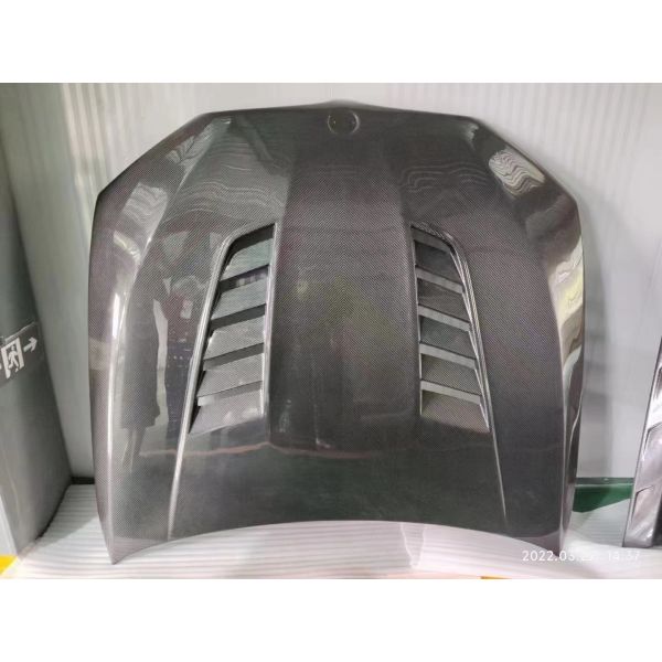 Para el BMW de la Serie 5 G30 G38 F90 Cobertura de la máquina de fibra de carbono G30 G38 F90 Cobertura de la escotilla del motor de fibra de carbono seca
