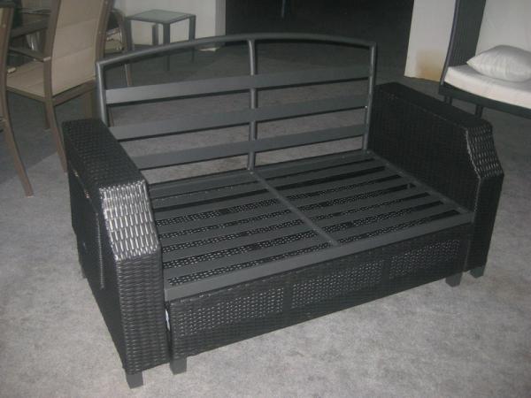 outdoor wicker sofa         