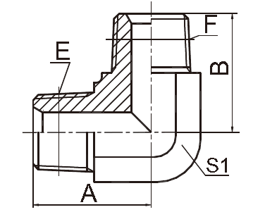 Stainless Steel 316 JIC Hydraulic Adapters , 90 Degree Elbow Pipe Connector