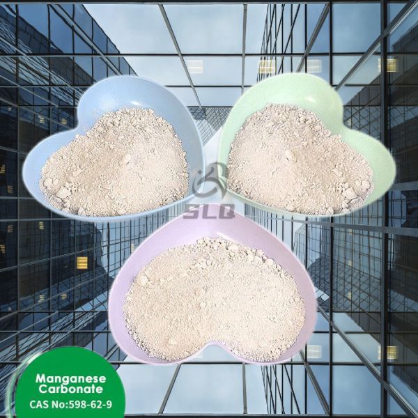 Polvo marrón claro Sal química fina de manganeso MnCO3 Fórmula molecular 700°C Punto de fusión Rosa claro