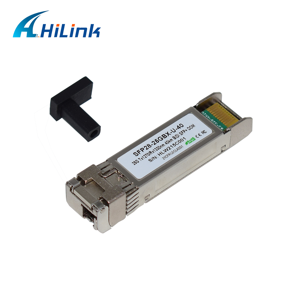Модуль MSA приемопередатчика Hilink 25G-BX 1270nm RX 40km SFP для сети