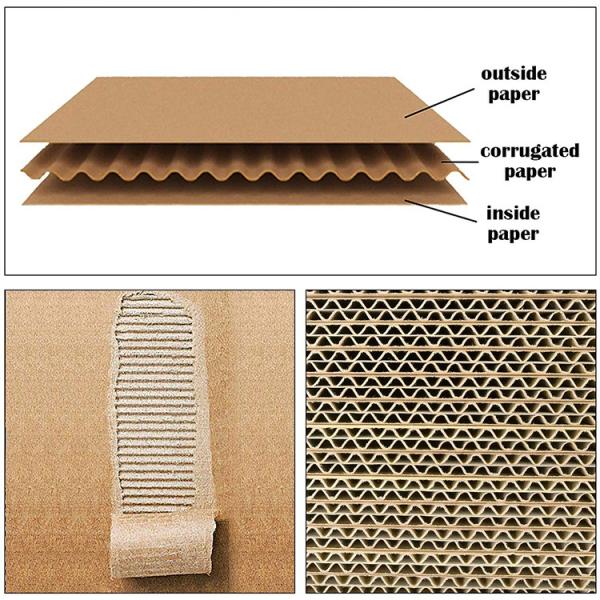 Custom Logo Flexography Mailer Packing Box Color Recycled Corrugated Kraft Brown Shipping Paper Mailing Box