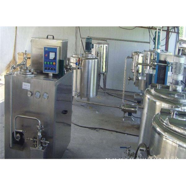 500L Commercial Ice Cream Processing Machine , Fruit Juice Production Line For Factory