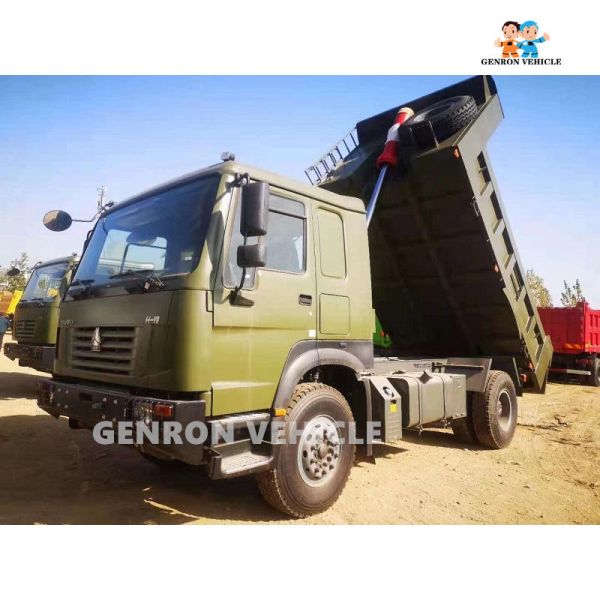 Sino Truck 4*2 Tipper Truck 10T Howo Dumper Truck For Transport Sands