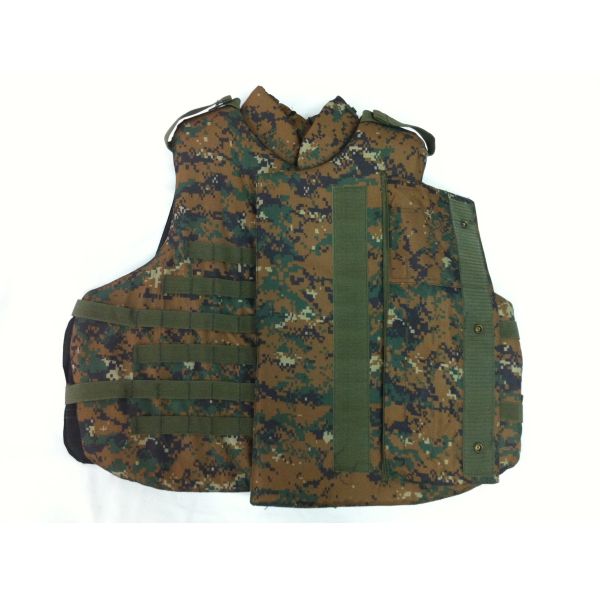 Adjustable Side Straps Military Tactical Bulletproof Vest with Soft Trauma Pad Black