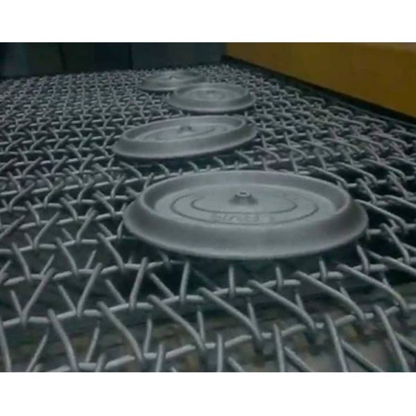 Fruit Drying Chain Conveyor Belt 304 316 310s Stainless Steel