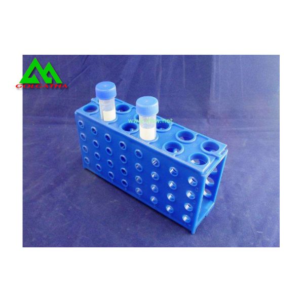 PP Material Colorful Centrifuge Tube Rack , Plastic Test Tube Stand CE ISO