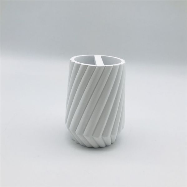 Свирл Полирезин ванной столешницы набор Белый цвет с черными частями