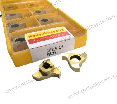Advanced Coating Material HYB308 Non-Standard Grooving Insert HY327R09-1.5，HY327R09-3.5 For Aerospace Industry