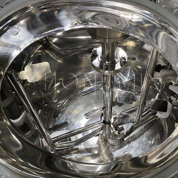 Defoaming Vacuum Emulsifying Mixer Homogenizer Tank For Shampoo Paste