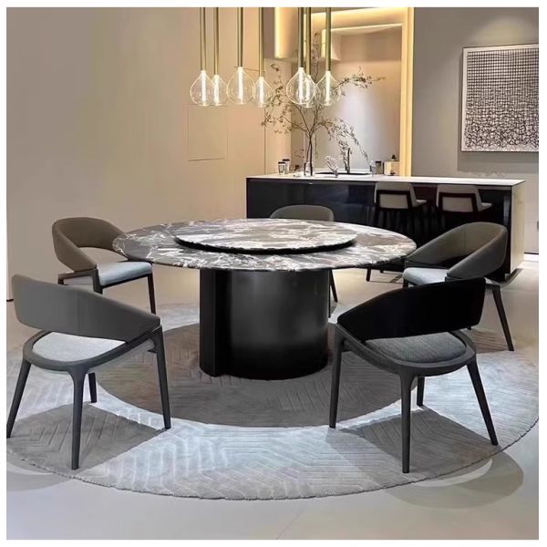 Nordic Solid Wood Dining Chair Home Hotel Department Restaurant Leather Negotiation Soft Chair