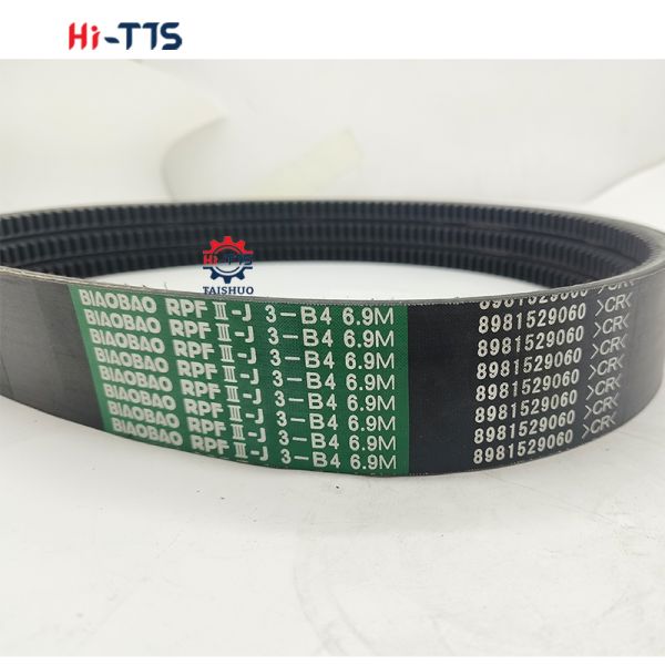 8981529060 ZX360-5A ZX210-5G Aftermarket Part Excavator Engine Fan Belt AX Type Rubber V Belt