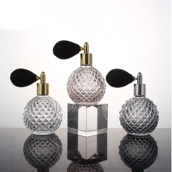 Флакон духов точных брызг стеклянного косметического варочного мешка стиля контейнеров 100ml винтажного Refillable