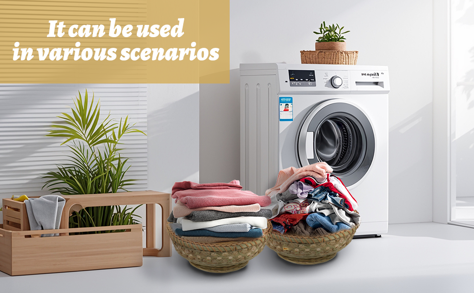 Natural Bamboo Bread Baskets, 3 Pack Hand Woven Round Fruit Baskets For Serving, Handmade Picnic Basket, Wicker Decoration Storage For Living Room Kitchen Restaurant