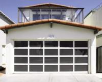 Double vitrage Porte de garage sectionnelle en aluminium verre étanchéité à l'eau transparente