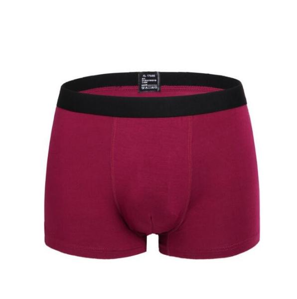Customized Breathable Bamboo Fiber Underwear Mid Rise Plus Size Men Boxer Briefs