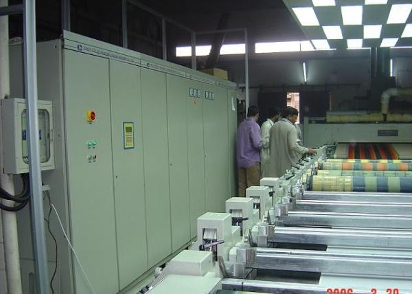High Accuracy Cloth Printing Machine , 120KW Rotary Printing Machine 10-100m/Min