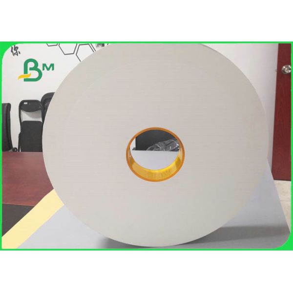 Biodegradable Tasteless 28gsm Paper Straw Wrapper 45MM 52MM FDA Standard
