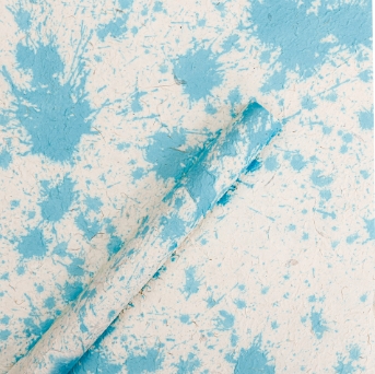 Papel de embalaje con inyección de tinta Dongba hecho a mano Papel de embalaje de flores florales para embalaje de ramos en muchos colores