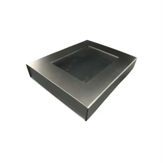 Screen Print Magnetic 250g Folding Packaging Boxes With Clear PVC Window